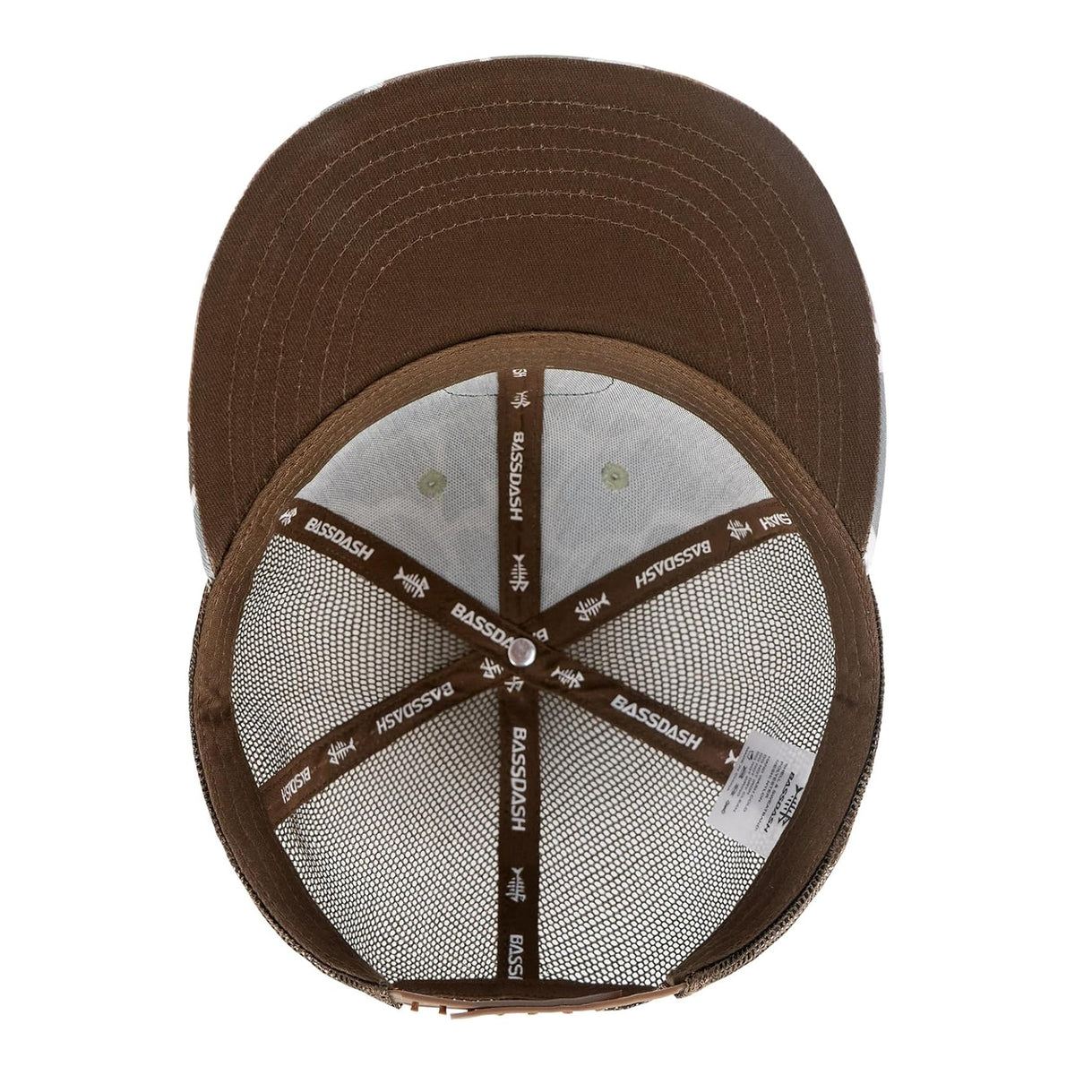 BASSDASH Gorra de Camionero de Ala Plana Ajustable con Snapback y Malla - foto 5