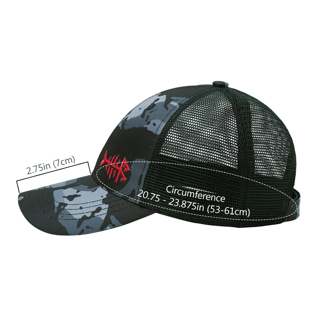 BASSDASH Altimate Gorro de Pesca con Espalda de Malla - foto 3