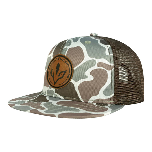 BASSDASH Gorra de Camionero de Ala Plana Ajustable con Snapback y Malla - foto 1
