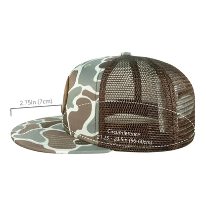 BASSDASH Gorra de Camionero de Ala Plana Ajustable con Snapback y Malla - foto 3