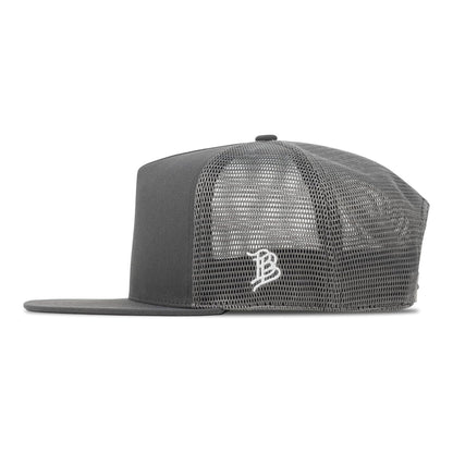 Branded Bills Gorro de camionero de 5 paneles Bare Flat para hombre - foto 2