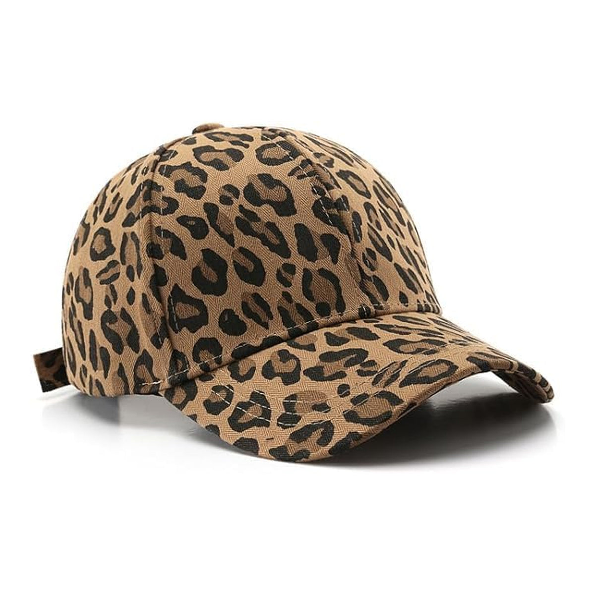 BSLVWG Gorra de béisbol con patrón de leopardo para mujer, ajustable - foto 1