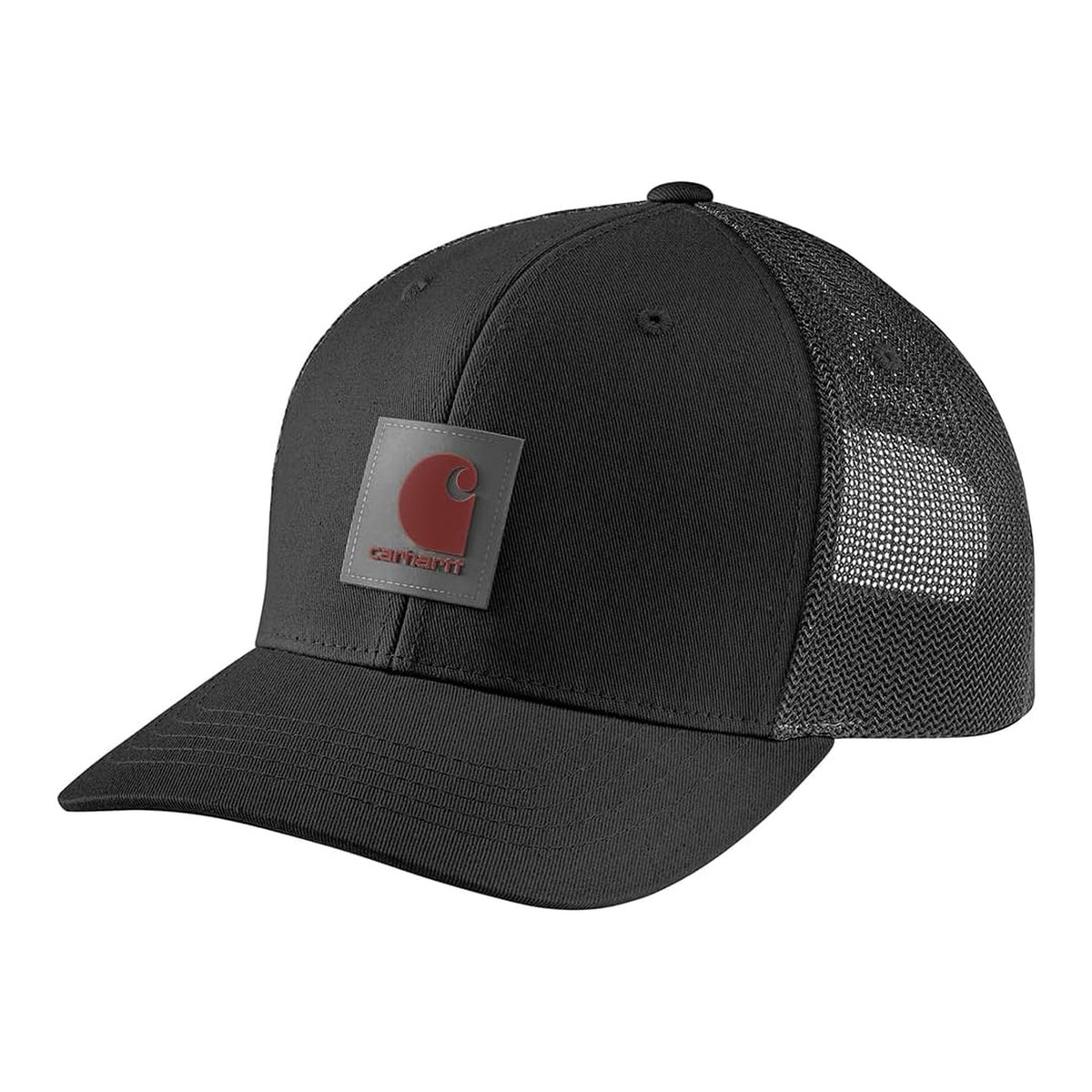 Carhartt Gorra de parche con logotipo de malla de sarga flexible resistente - foto 1