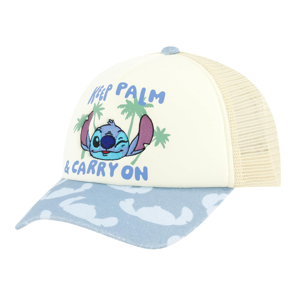 Disney Stitch Dad Hat, Sombrero de algodón para adulto con visera curva - foto 1