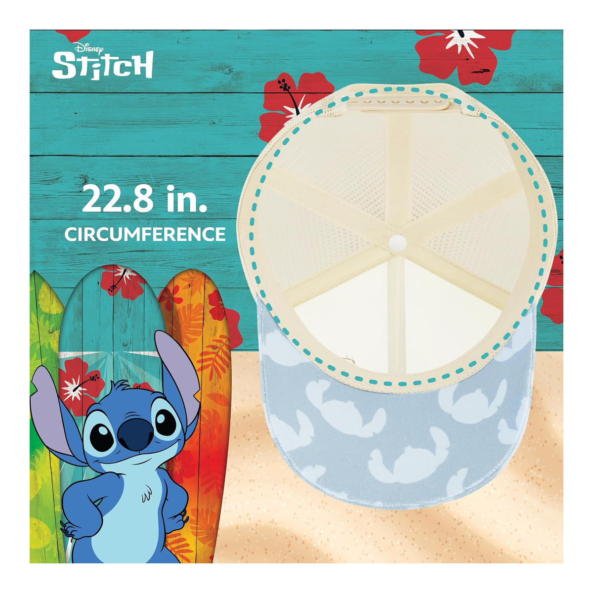 Disney Stitch Dad Hat, Sombrero de algodón para adulto con visera curva - foto 5