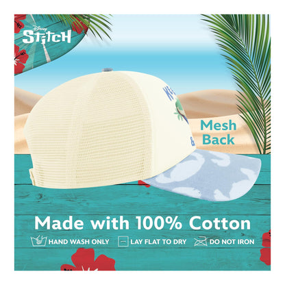 Disney Stitch Dad Hat, Sombrero de algodón para adulto con visera curva - foto 6