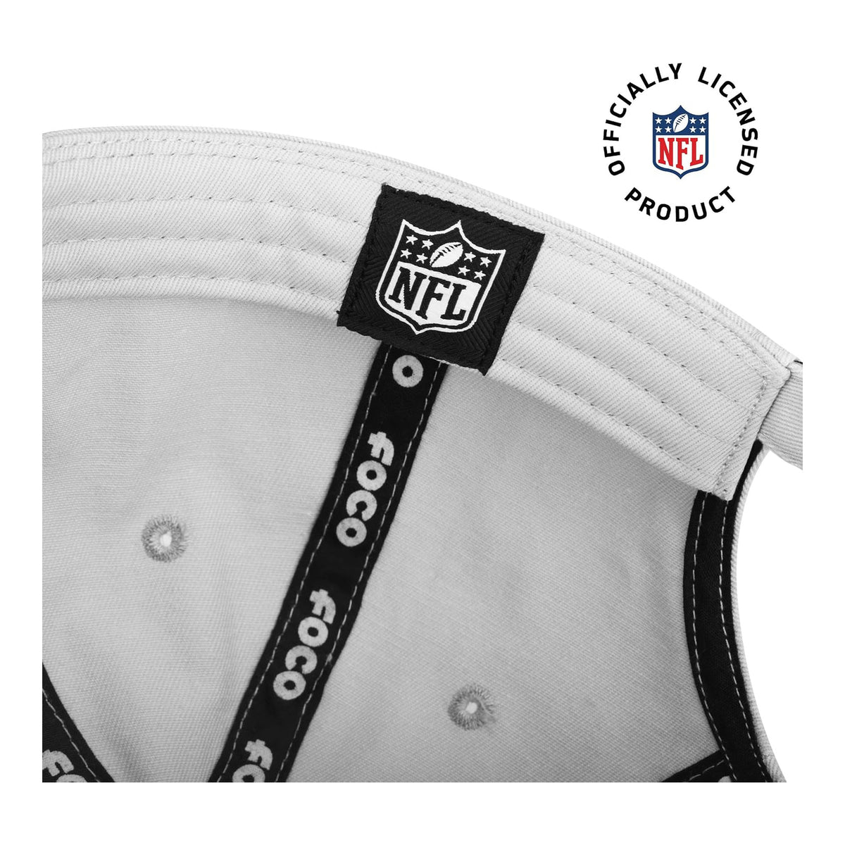 FOCO NFL - Gorra casual con logotipo del equipo de la NFL para hombre - foto 5