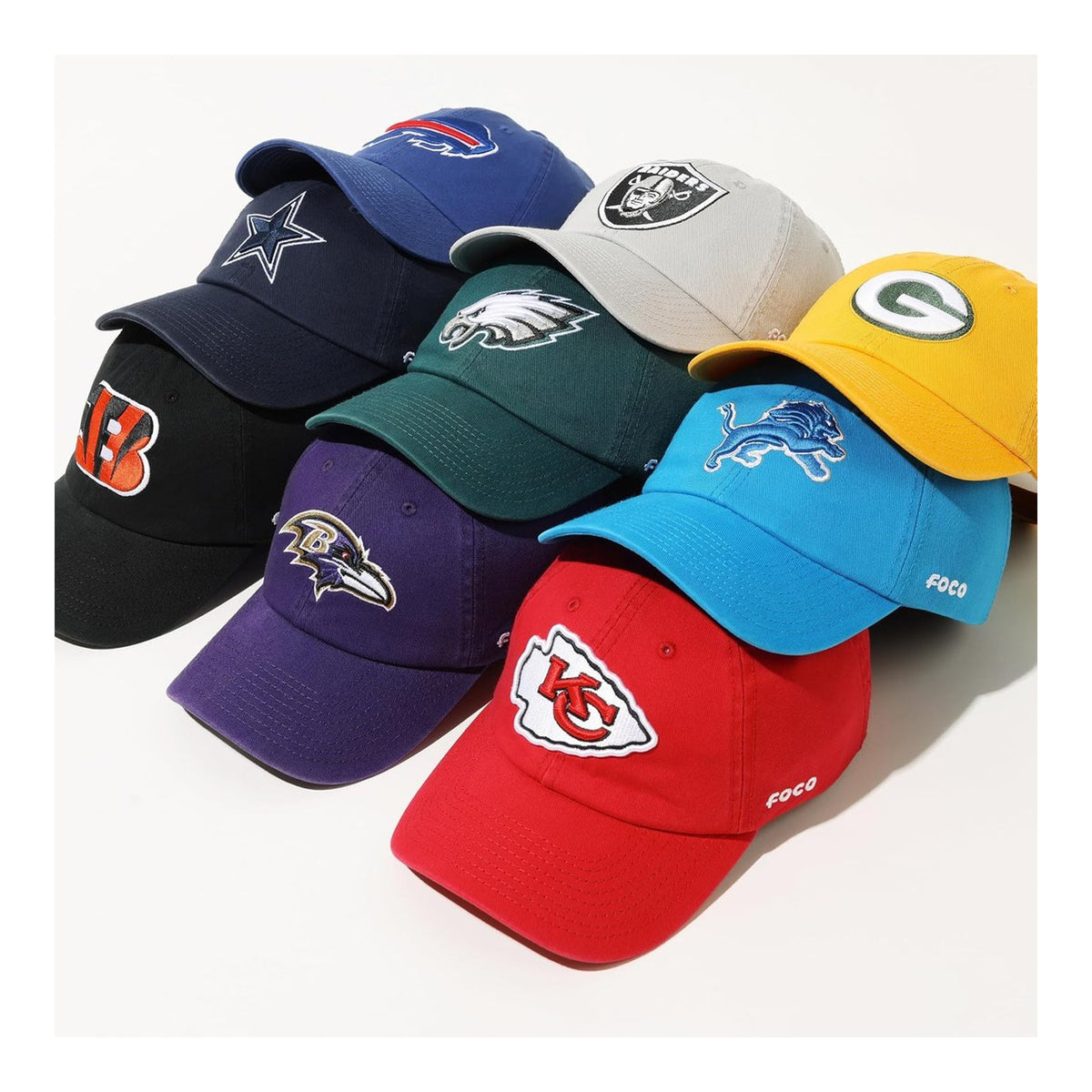 FOCO NFL - Gorra casual con logotipo del equipo de la NFL para hombre - foto 6