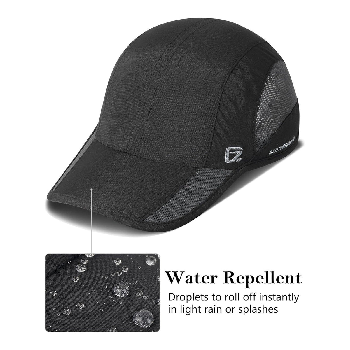 GADIEMKENSD - Gorra de correr de secado rápido - foto 5