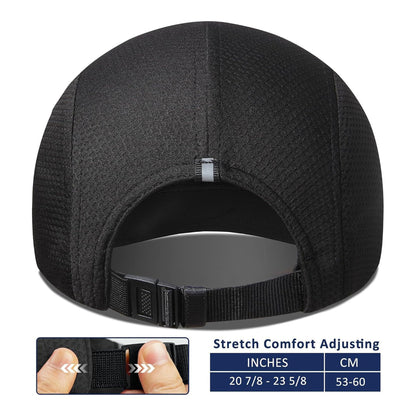 GADIEMKENSD Gorra para correr de mujer, gorra de rendimiento con malla - foto 4