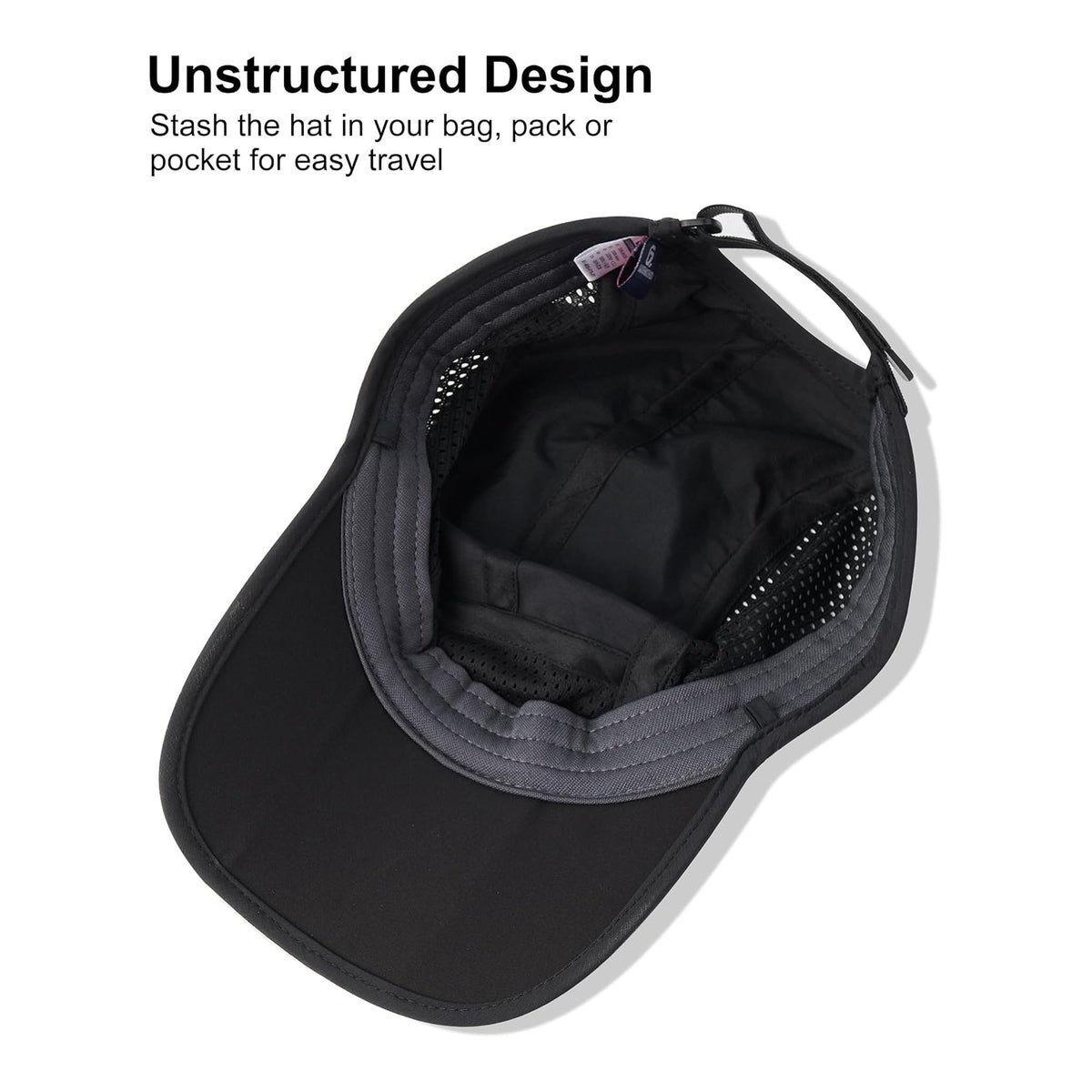 GADIEMKENSD Sombrero plegable para hombre de ala larga - foto 6