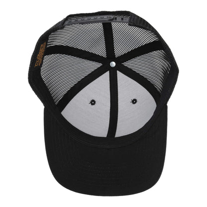 Gorra camionera retro Yupoong YP Classics para hombre, negra, talla única - foto 5