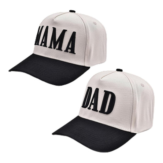 Gorras de béisbol bordadas de algodón ajustables para mamá y papá - foto 1