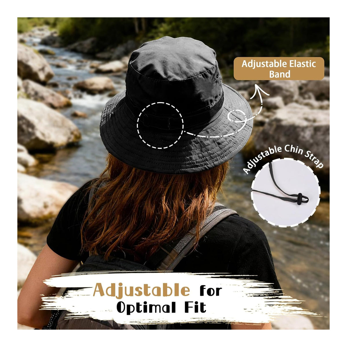 Sombrero de pescador de sol para hombres y mujeres, para pesca, playa - foto 4