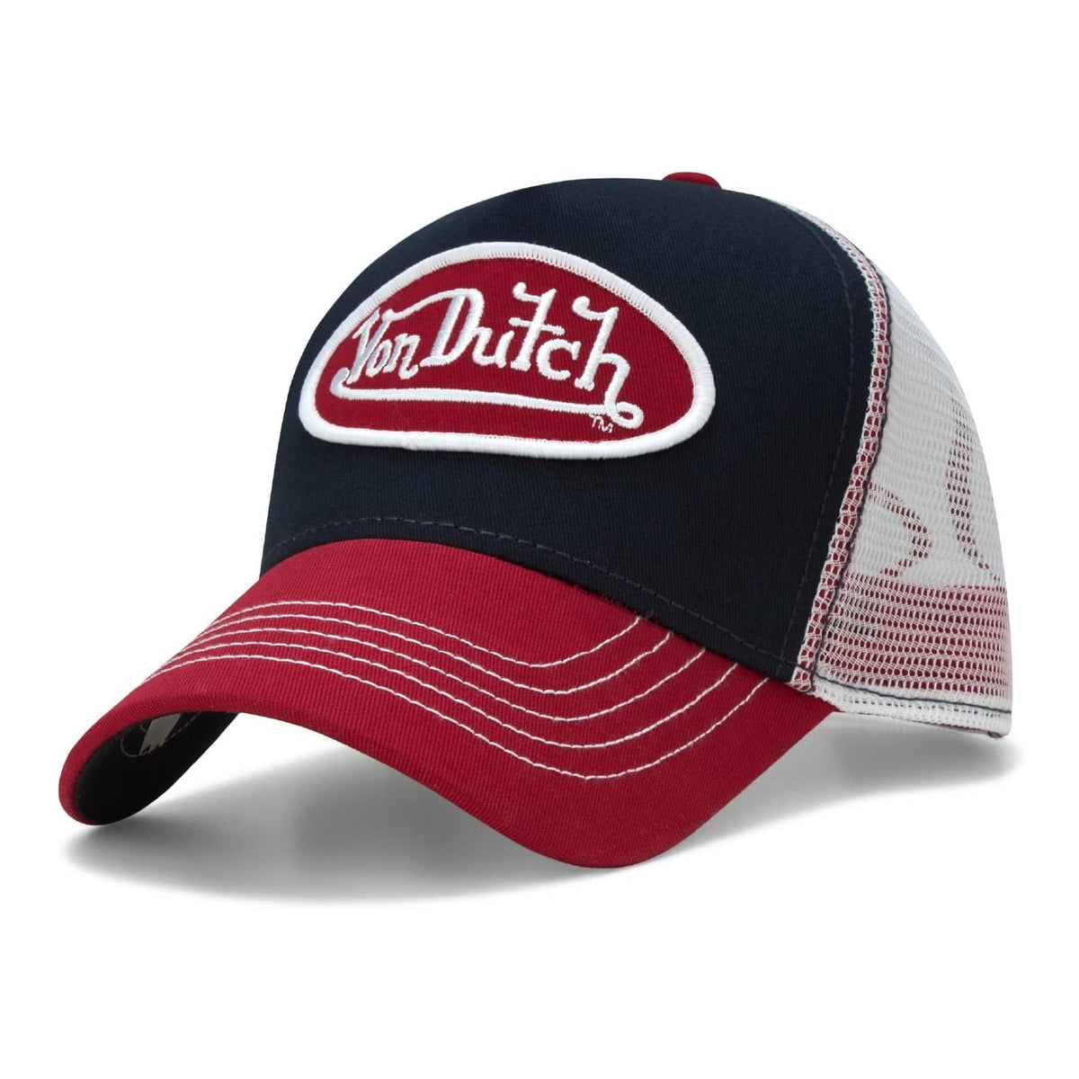 Von Dutch Gorra Trucker Unisex, Colorblock, Visera Curvada, Snapback - foto 1