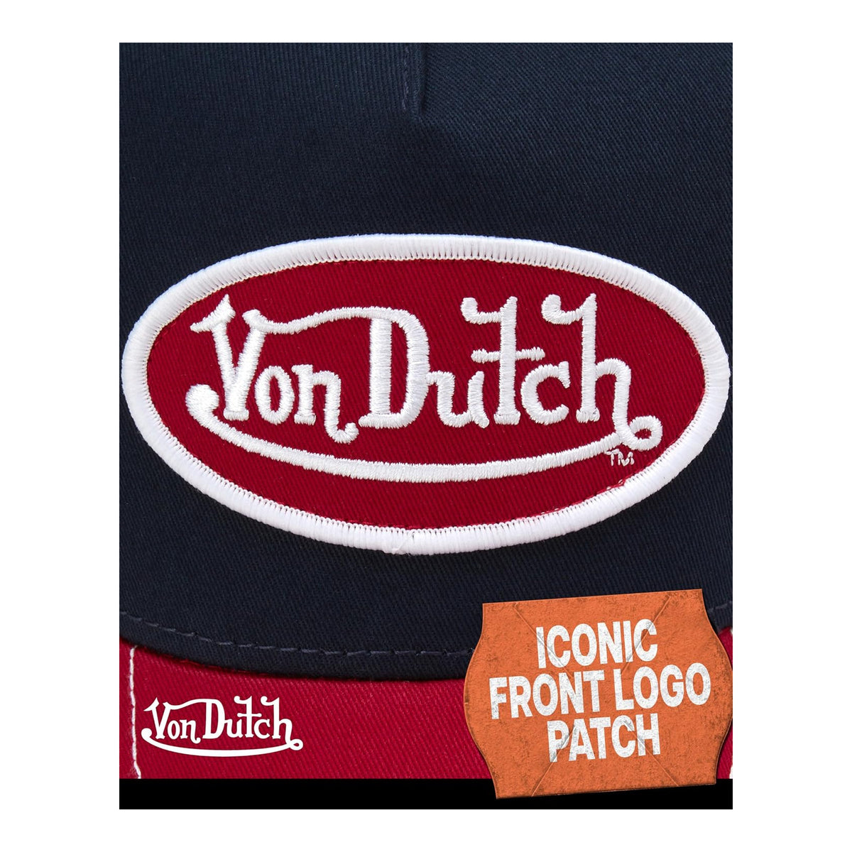 Von Dutch Gorra Trucker Unisex, Colorblock, Visera Curvada, Snapback - foto 6
